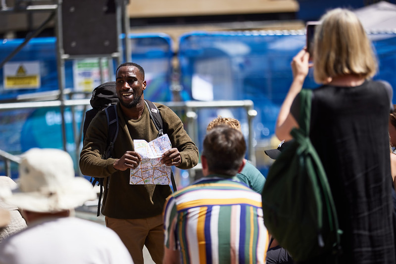 ON EDGE performance in Oxford 2021 - photo by David Fisher